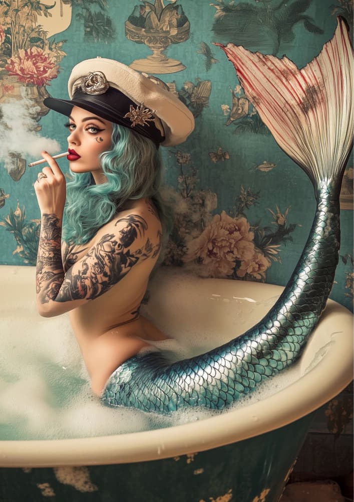 Captain of the Deep by Niky Rahner — canvas wall art