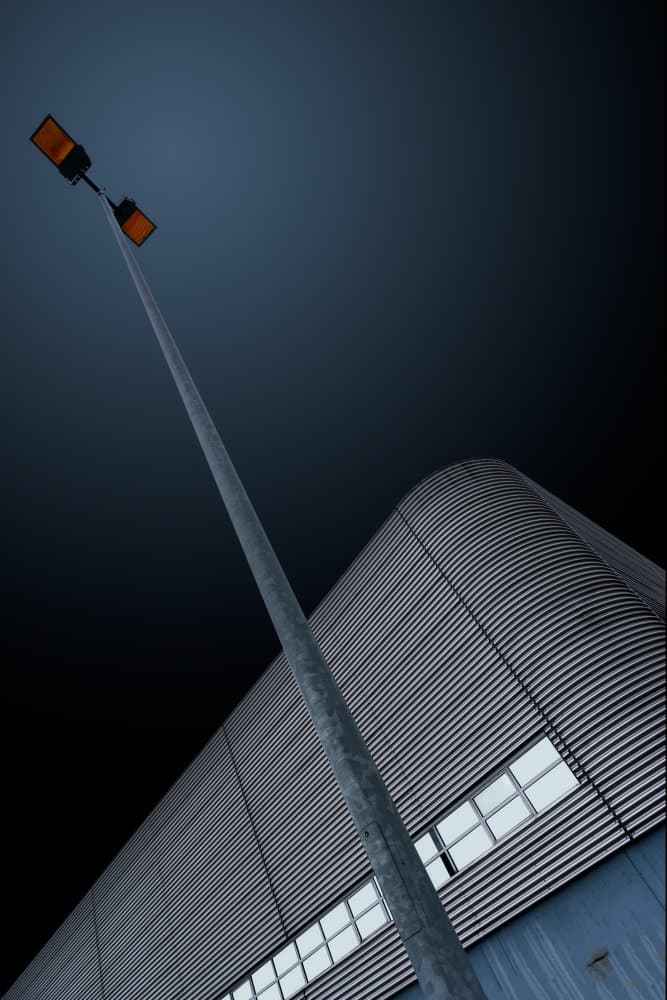 Modern Urban Night by Roland Weber — canvas wall art