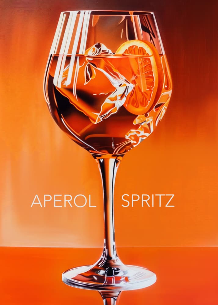 Aperol Spritz Orange by Andreas Magnusson — canvas wall art