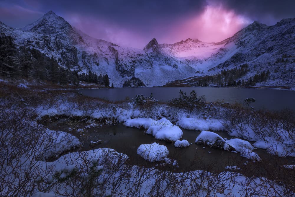 Frozen Paradise by Jaroslav Zakravsky — canvas wall art
