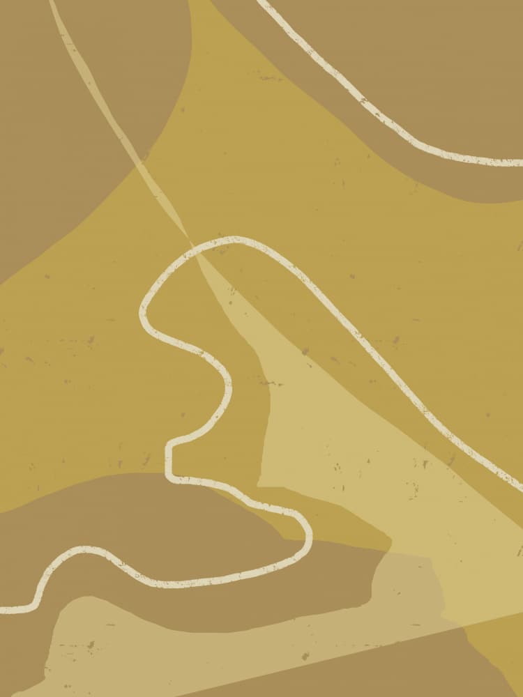 Flowing Organic Lines by Yuli Saputra — canvas wall art