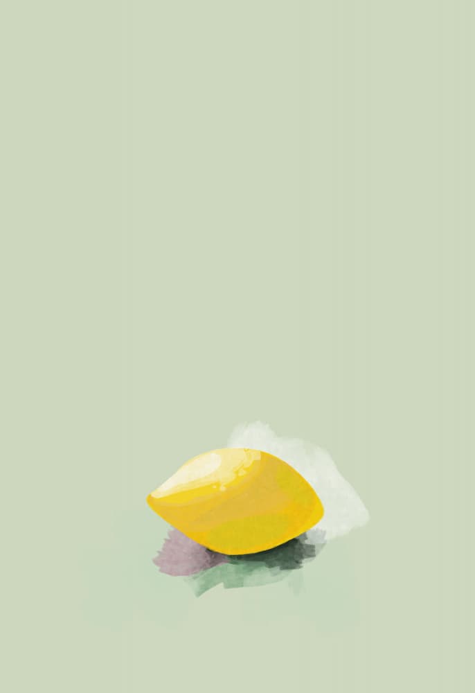Tropical Mango Slice by Rosana Laiz Blursbyai — canvas wall art