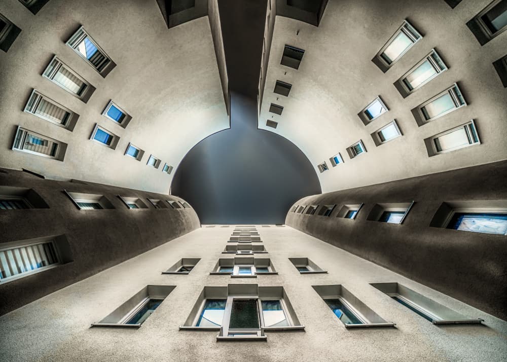 Deep Urban Perspective by mario.messer — canvas wall art