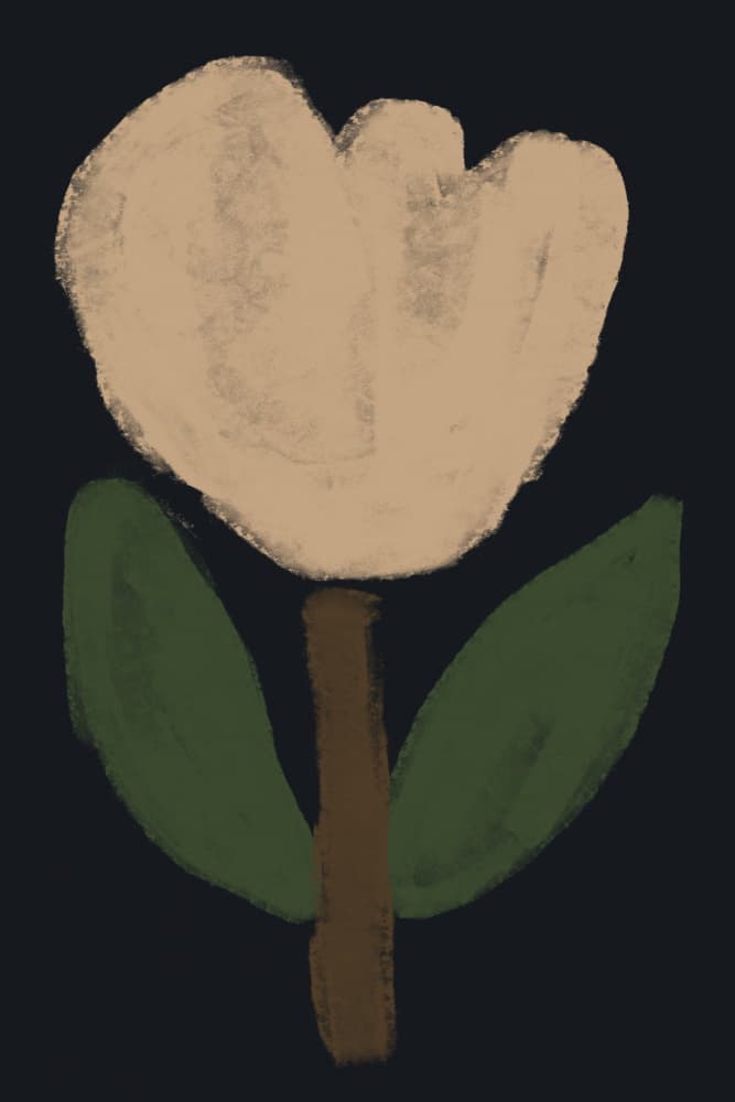Muted Botanic Bloom by Melloi Art Prints — canvas wall art
