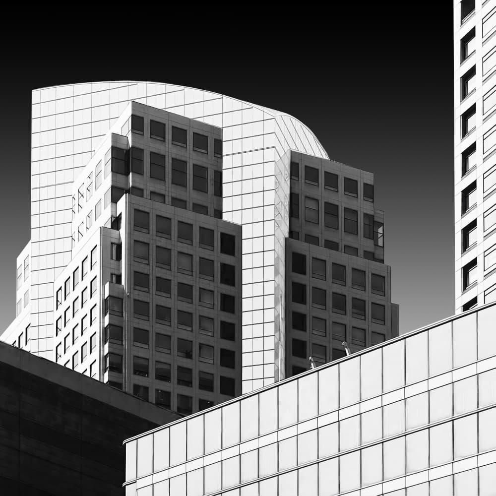 Modern City Architecture by Keisuke Togawa — canvas wall art