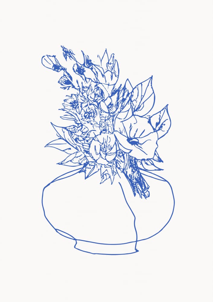 Floralineno09 by Treechild — canvas wall art
