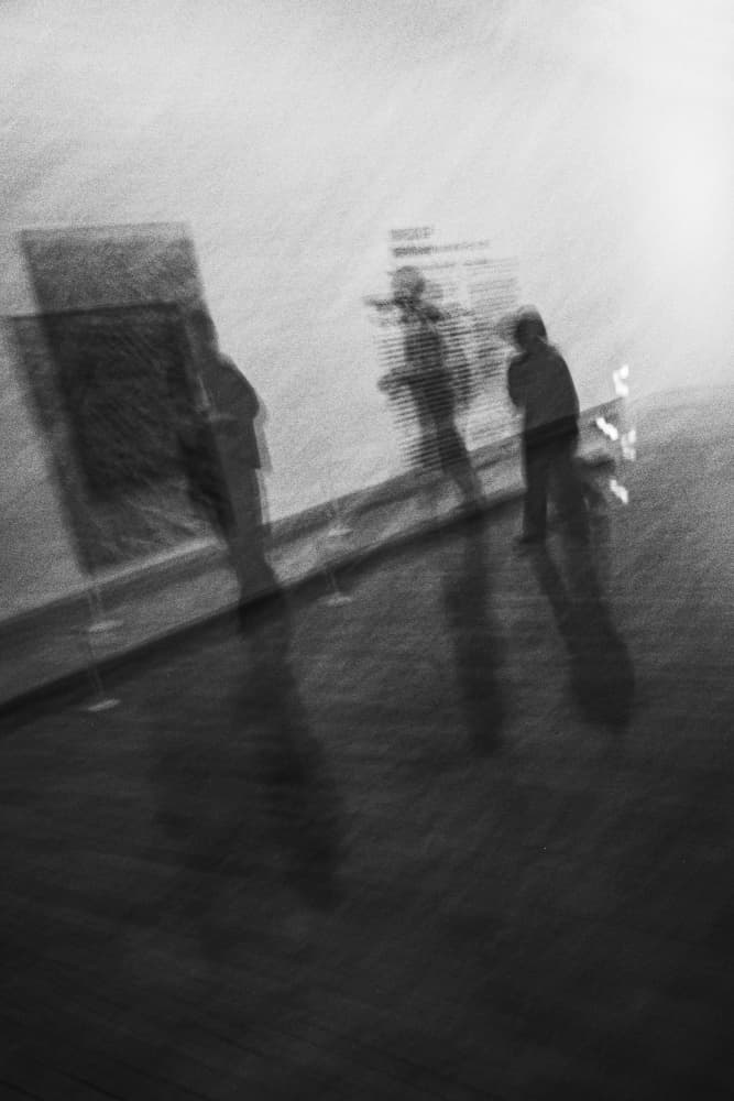 Blurred Figures Motion by Wanjae Choi — canvas wall art