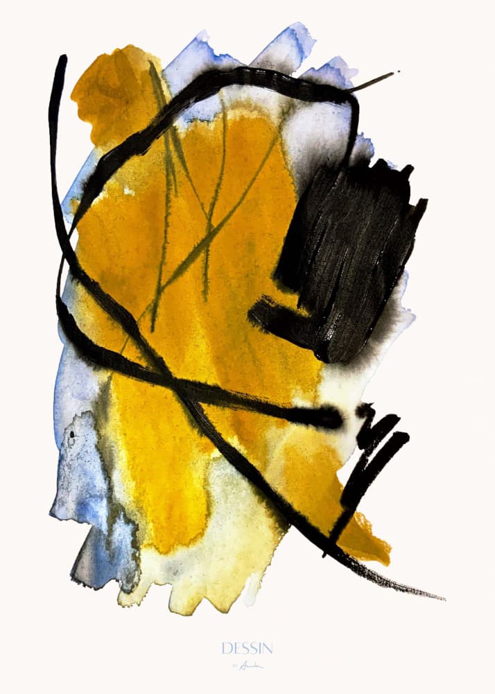 Vibrant Abstract Gestures by Annika John — canvas wall art