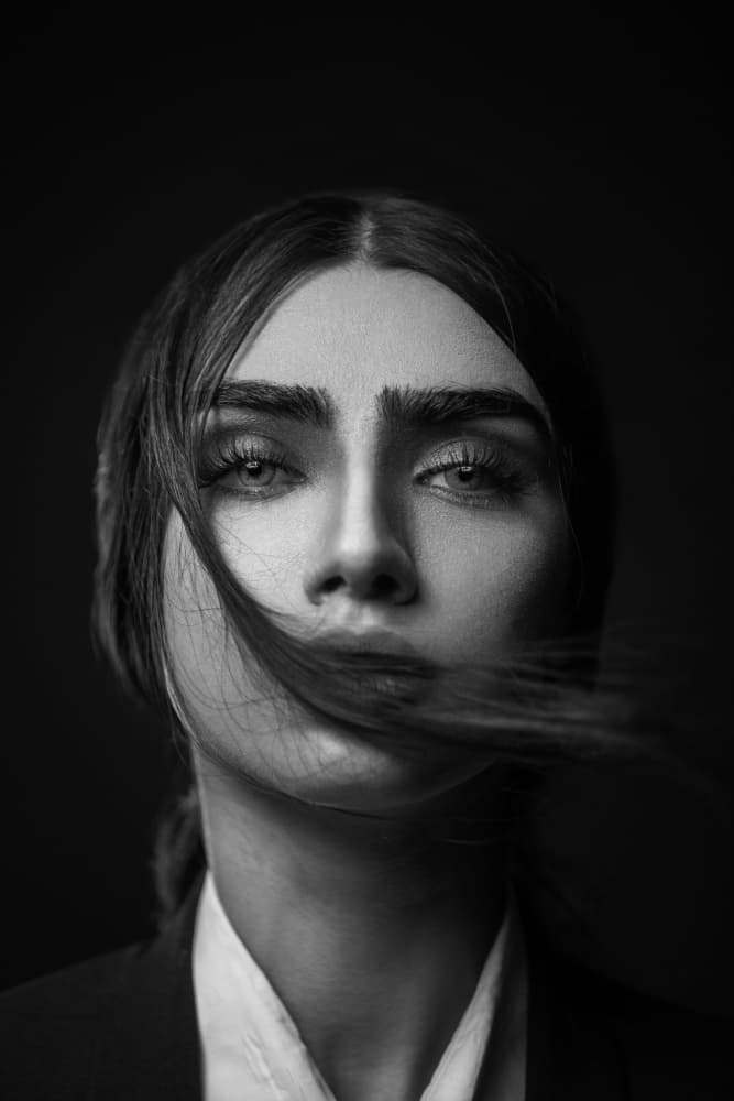 Windblown Beauty by Morteza ghanbari — canvas wall art