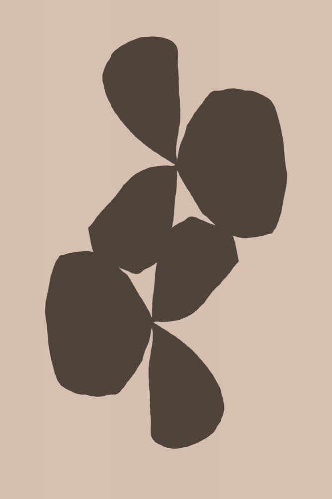 Petals in Contrast by uplusmestudio — canvas wall art