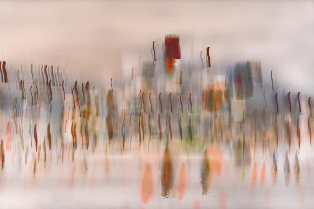 Dynamic City Reflections by Christina Sillen — canvas wall art