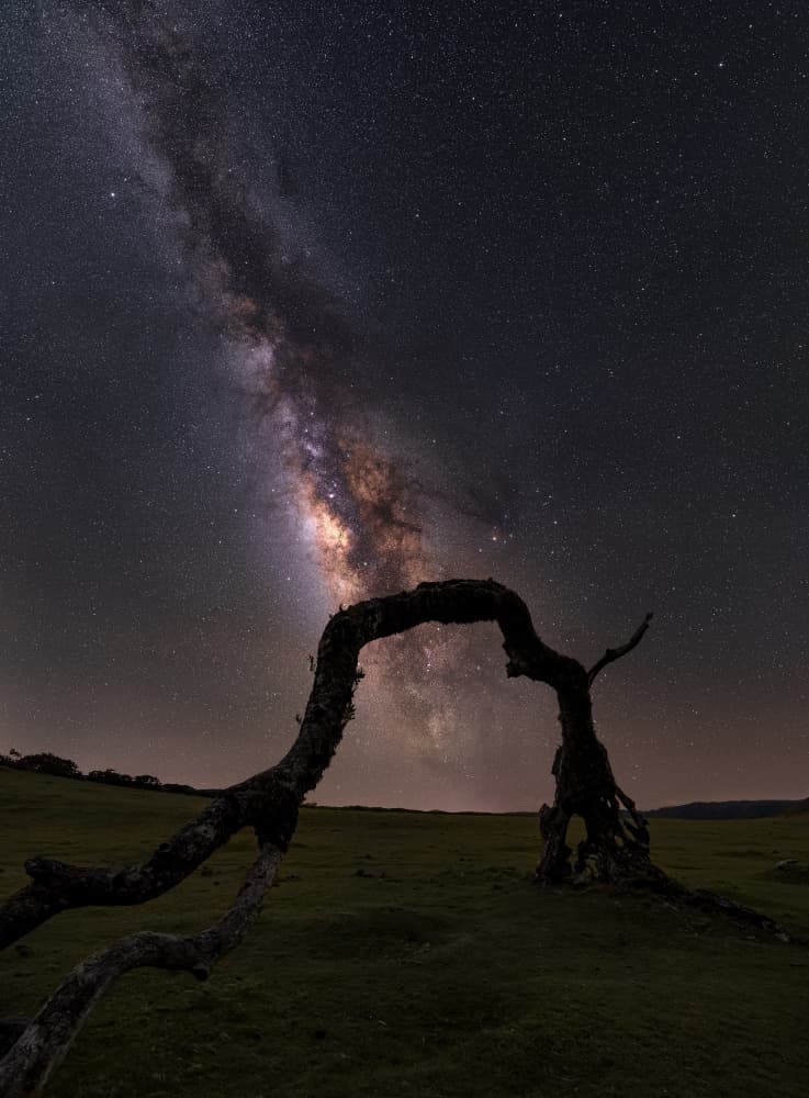Milky Way Sky Arch by Jan Šmíd Master QEP — canvas wall art