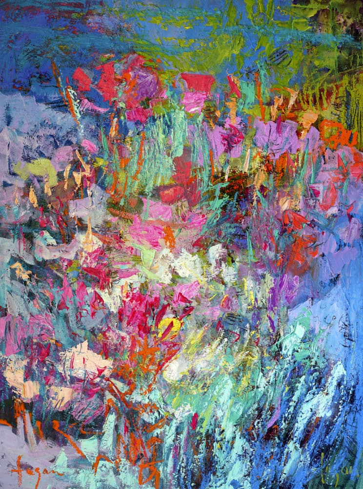 Vibrant Impressions by Dorothy Fagan — canvas wall art