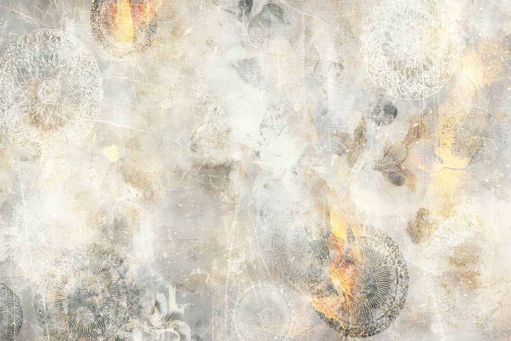 Ornate Abstract Circles by Rafal Kulik — canvas wall art