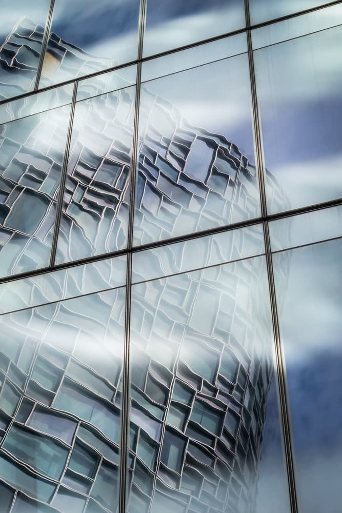 Abstract Glass Reflections by Art Lionse — canvas wall art