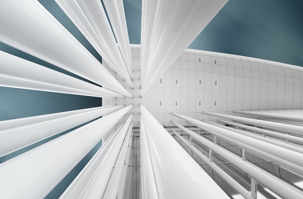 Modern Architectural Curves by Michiel Hageman — canvas wall art