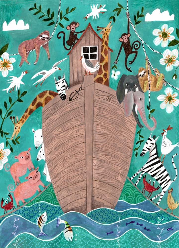 Arc of Noah by Caroline Bonne Müller — canvas wall art