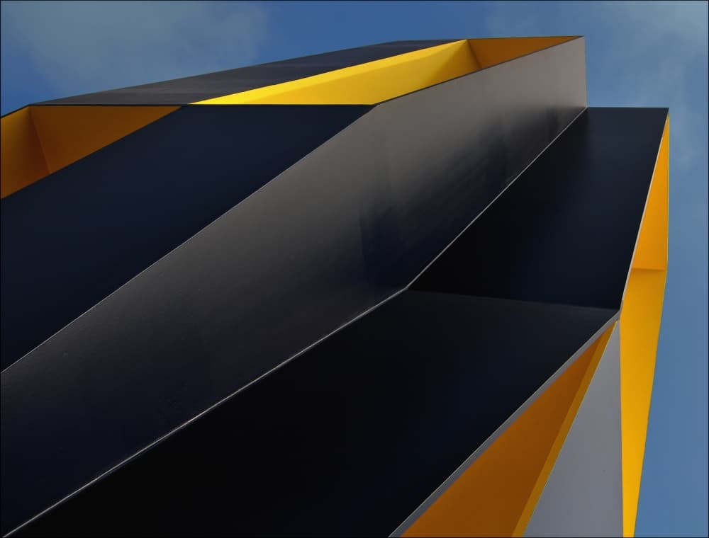 Modern Geometric Architecture by Henk van Maastricht — canvas wall art
