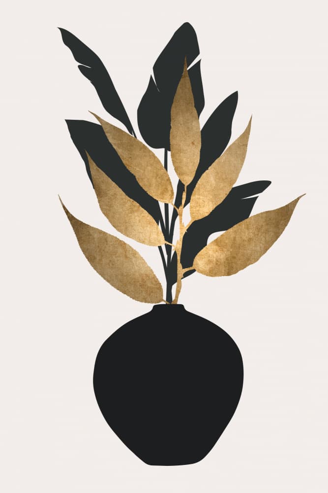 Bouquet No.5 by Kubistika — canvas wall art
