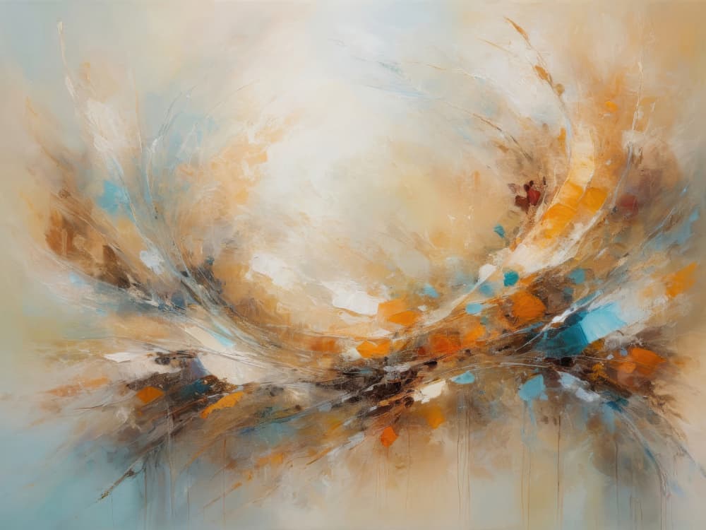 Abstract Flowing Energy by Alpenglow Workshop — canvas wall art
