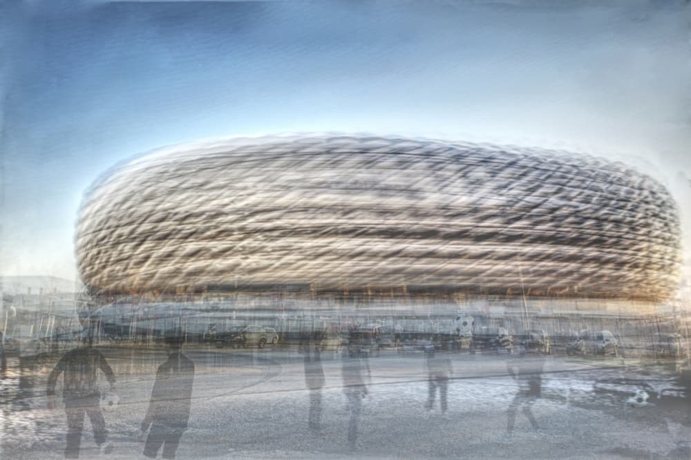Dynamic Stadium Play by Gregor Szalay — canvas wall art