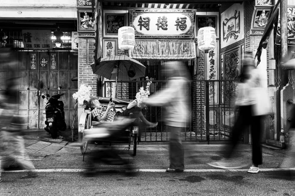 Traditional Street Life by Jurij Bizjak — canvas wall art