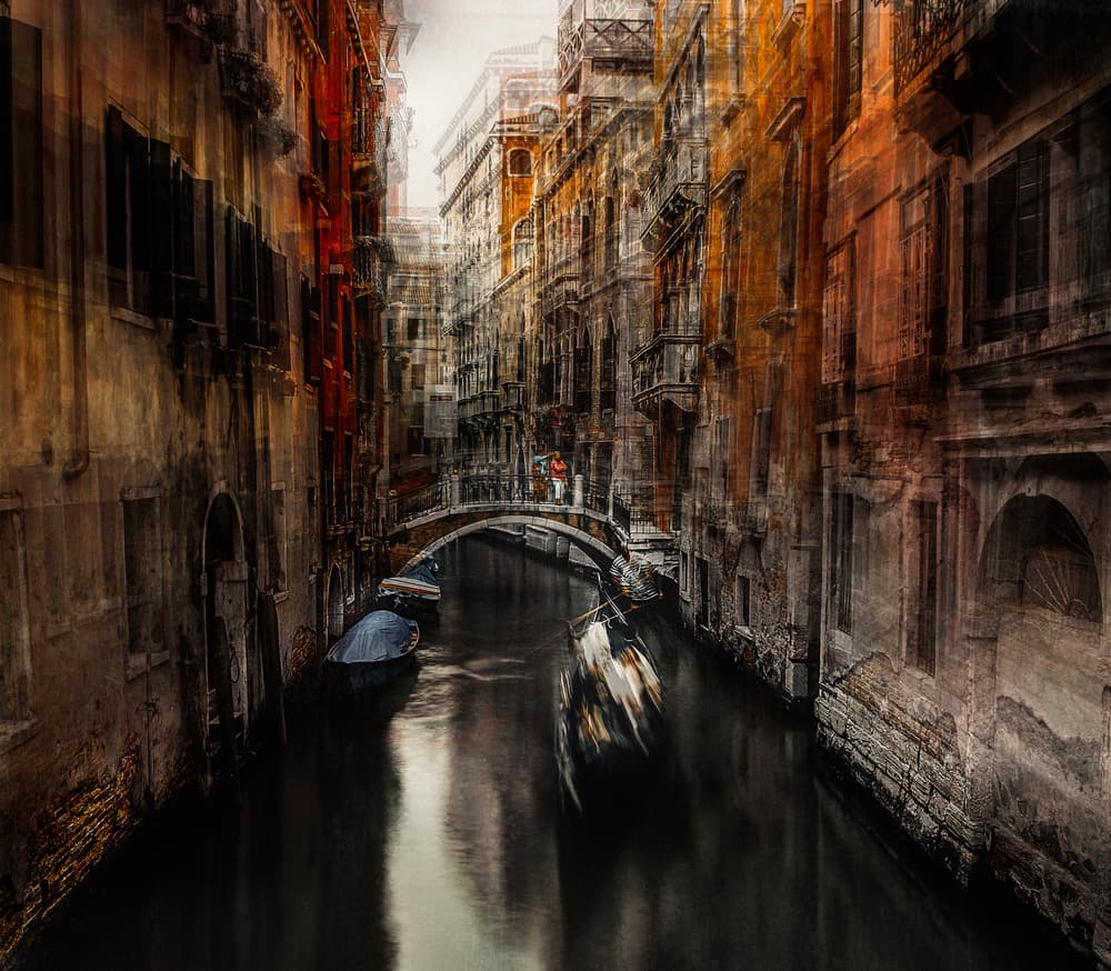 Dreamy Venice Canal by Carmine Chiriacò — canvas wall art