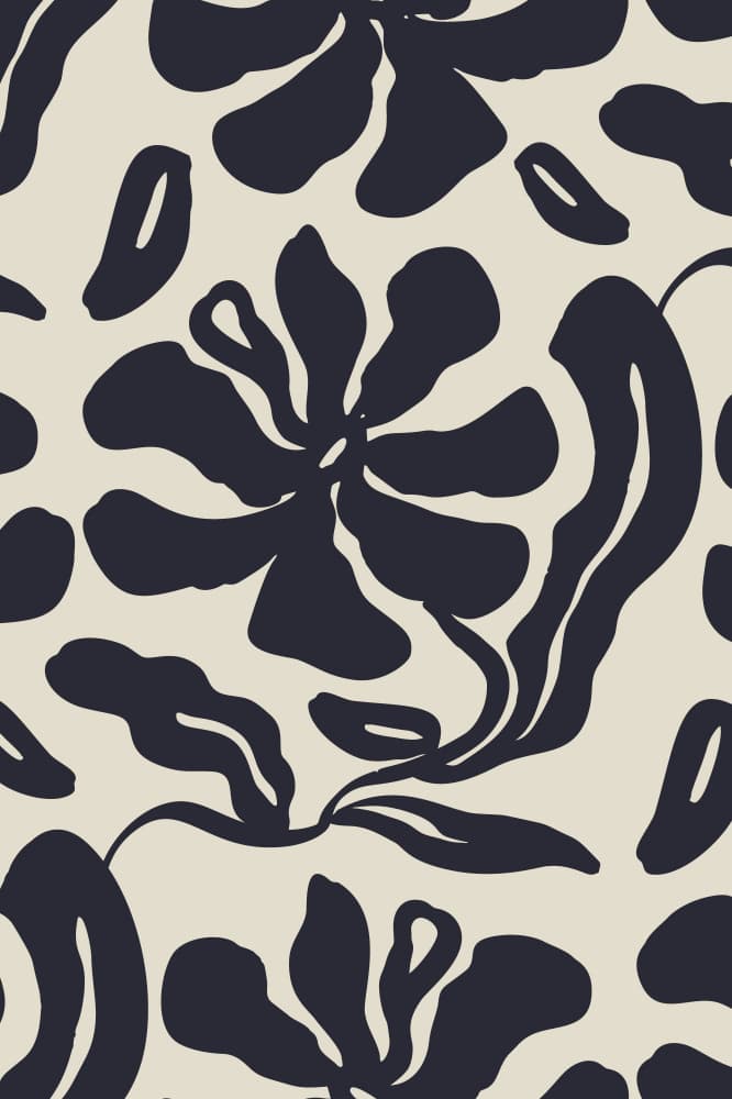 Abstract Botanical Pattern by Anna Rose — canvas wall art