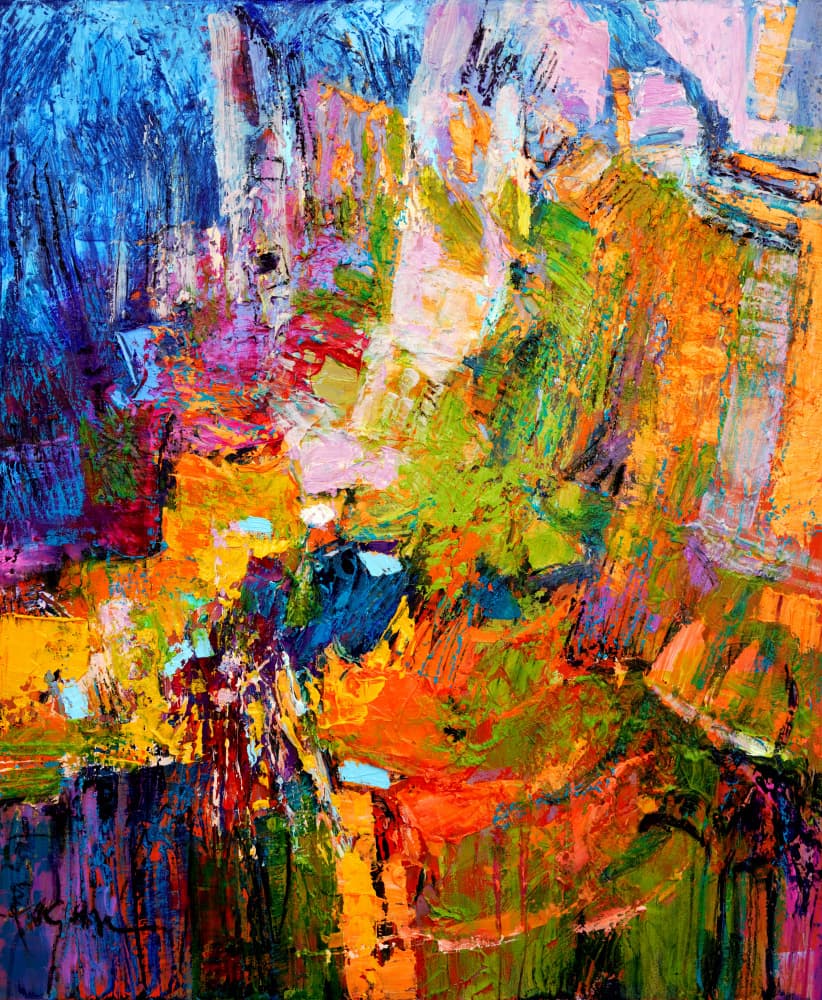 Vivid Petal Whispers by Dorothy Fagan — canvas wall art
