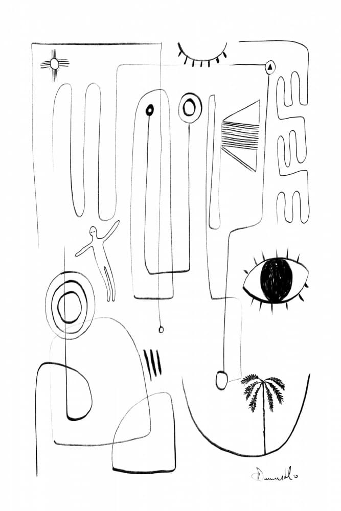 Eyeshaveit by Dan Hobday — canvas wall art