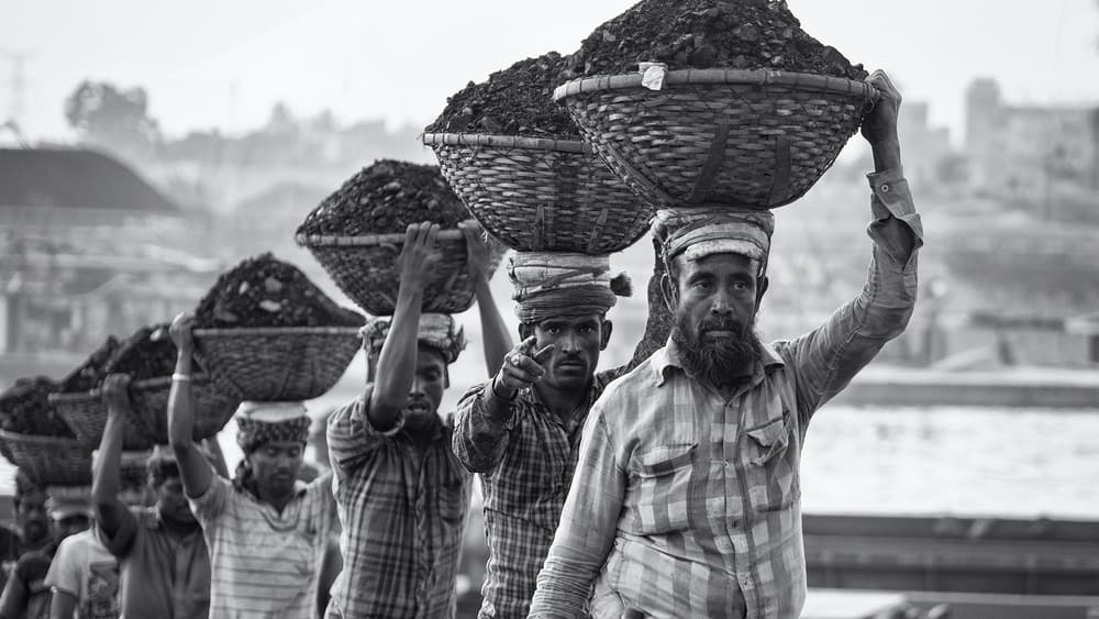 Hard Working Coal Carriers by Marcel Rebro — canvas wall art