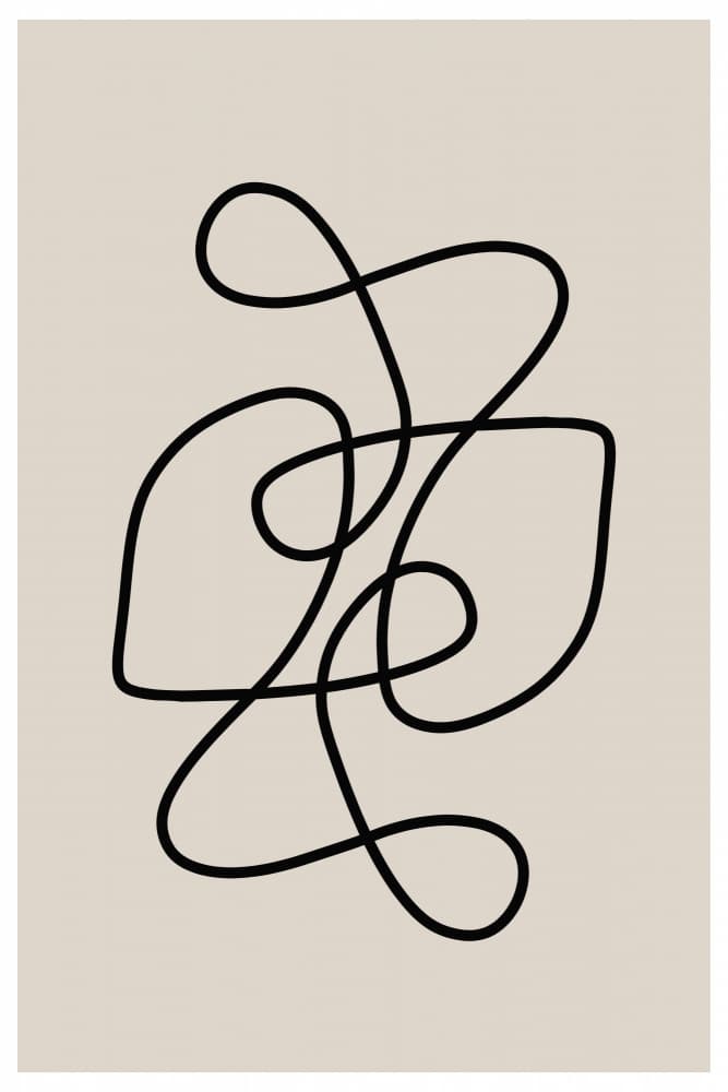 Endless Curves by THE MIUUS STUDIO — canvas wall art
