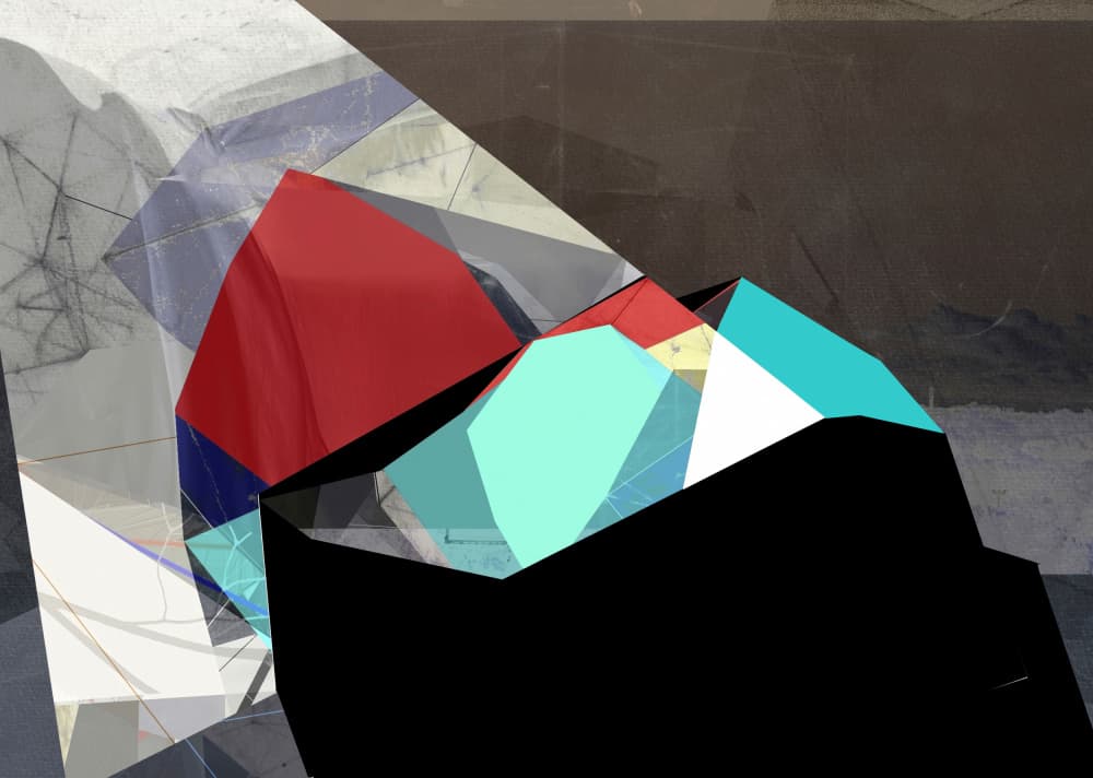 Vibrant Geometric Composition by Stefan Fransson — canvas wall art