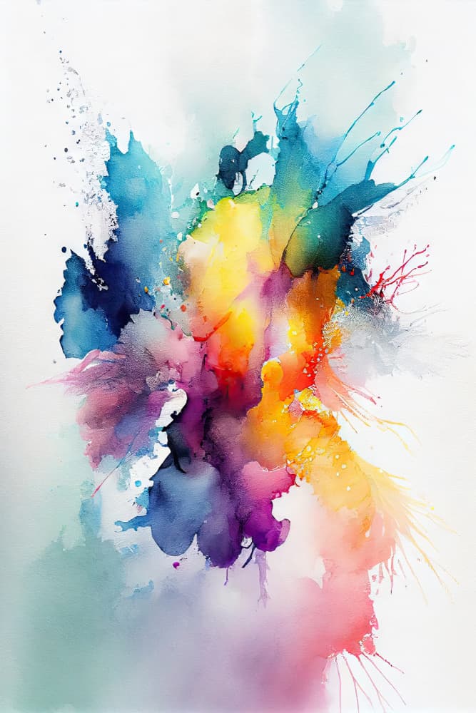 Vibrant Color Explosion by Mauro — canvas wall art