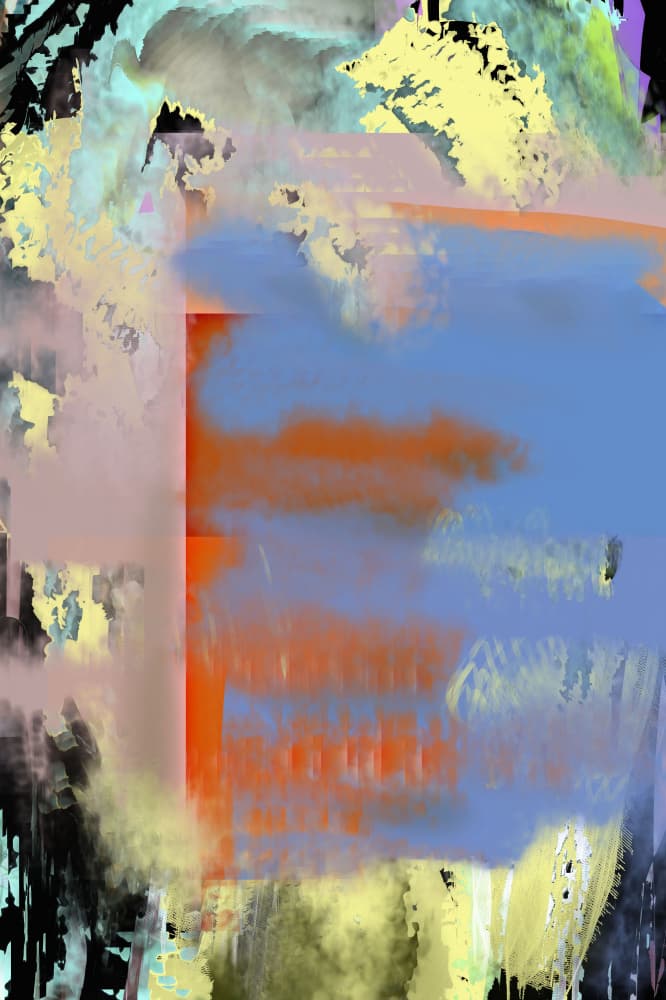 Vibrant Abstract Strokes by Dpaulinos Silva — canvas wall art