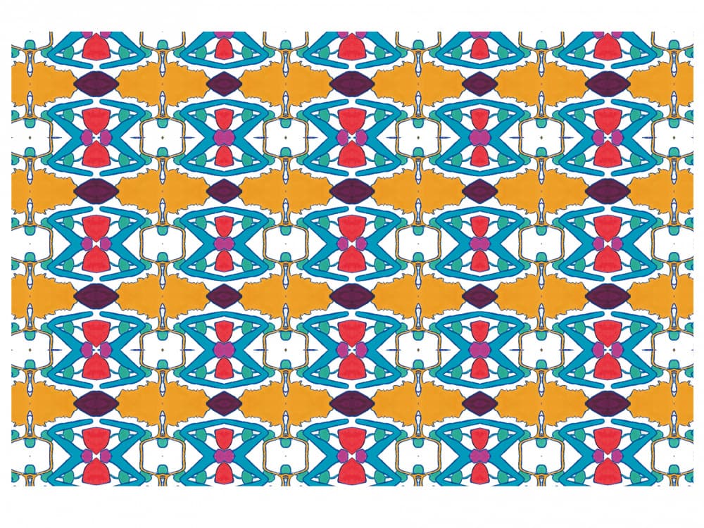 Vibrant Geometric Pattern by Breanna Megan Studio — canvas wall art