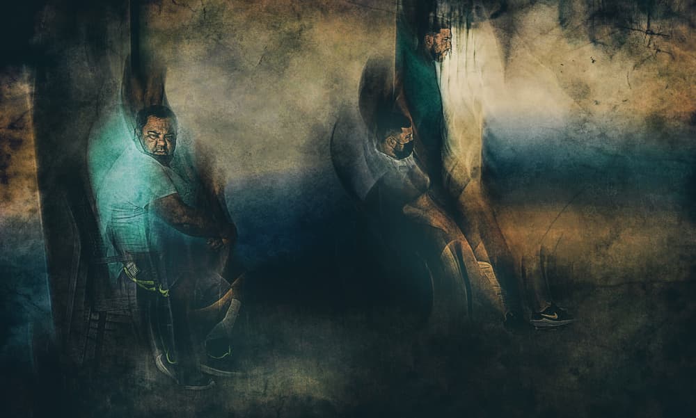 Man's Deep Gaze by Jan van der Linden — canvas wall art