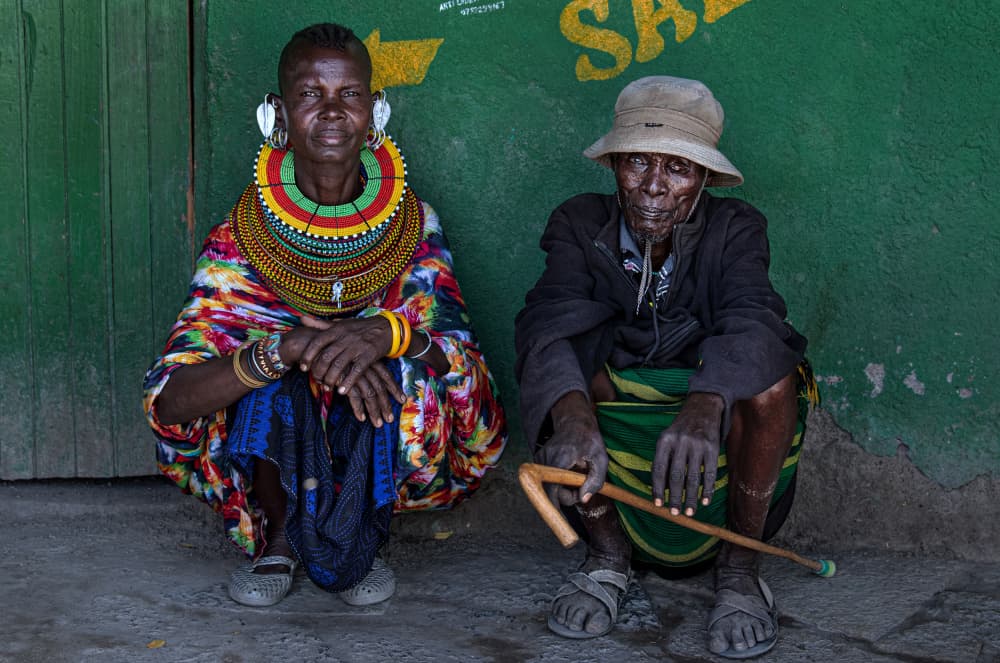 Traditional African Elders by Joxe Inazio Kuesta Garmendia — canvas wall art