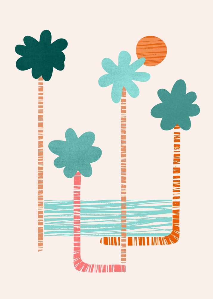 Hawaii Sketch Series by Kristian Gallagher — canvas wall art