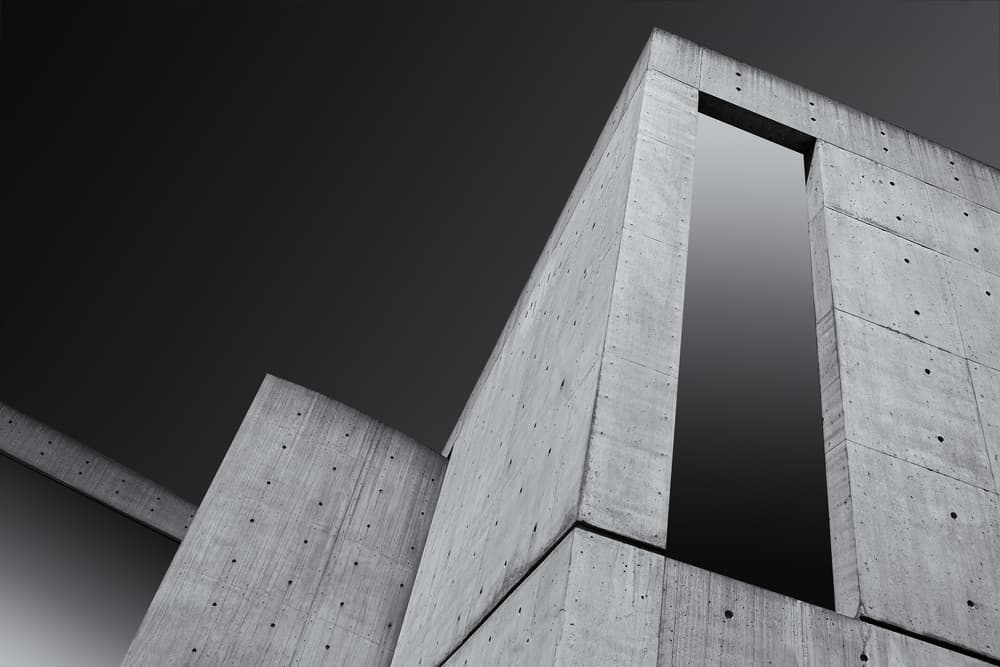 Stark Concrete Geometry by Rolf Endermann — canvas wall art