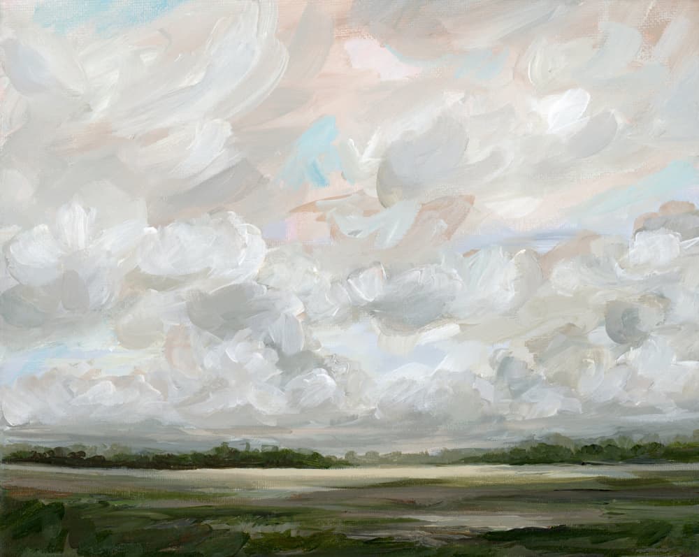 Serene Cloud Landscape by Nicole Walsh — canvas wall art