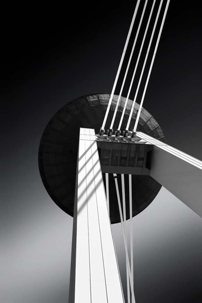 Dynamic Tower Architecture by Jorge Pimenta — canvas wall art