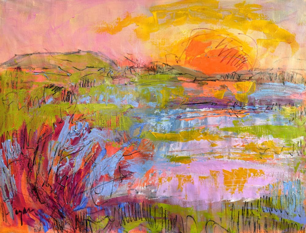 Sunset Symphony by Dorothy Fagan — canvas wall art