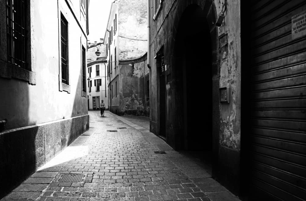 Old City Alley by Julien Oncete — canvas wall art