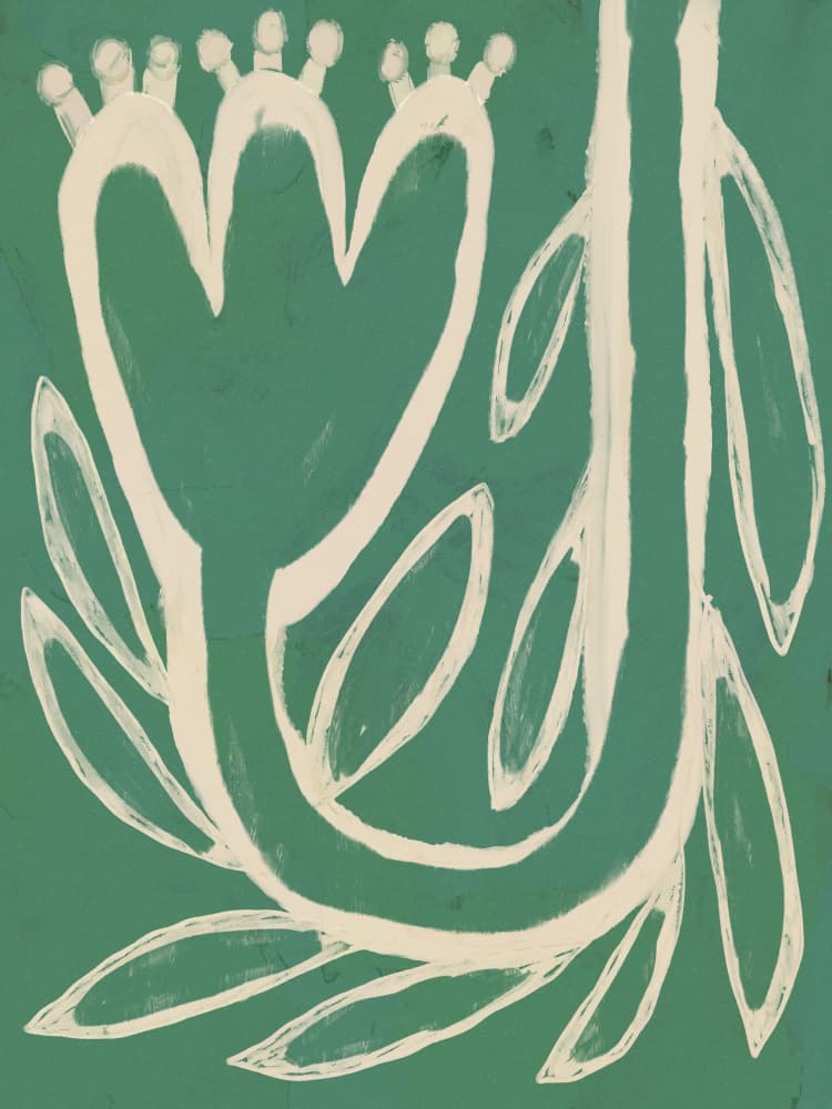 Floral Harmony by Treechild — canvas wall art