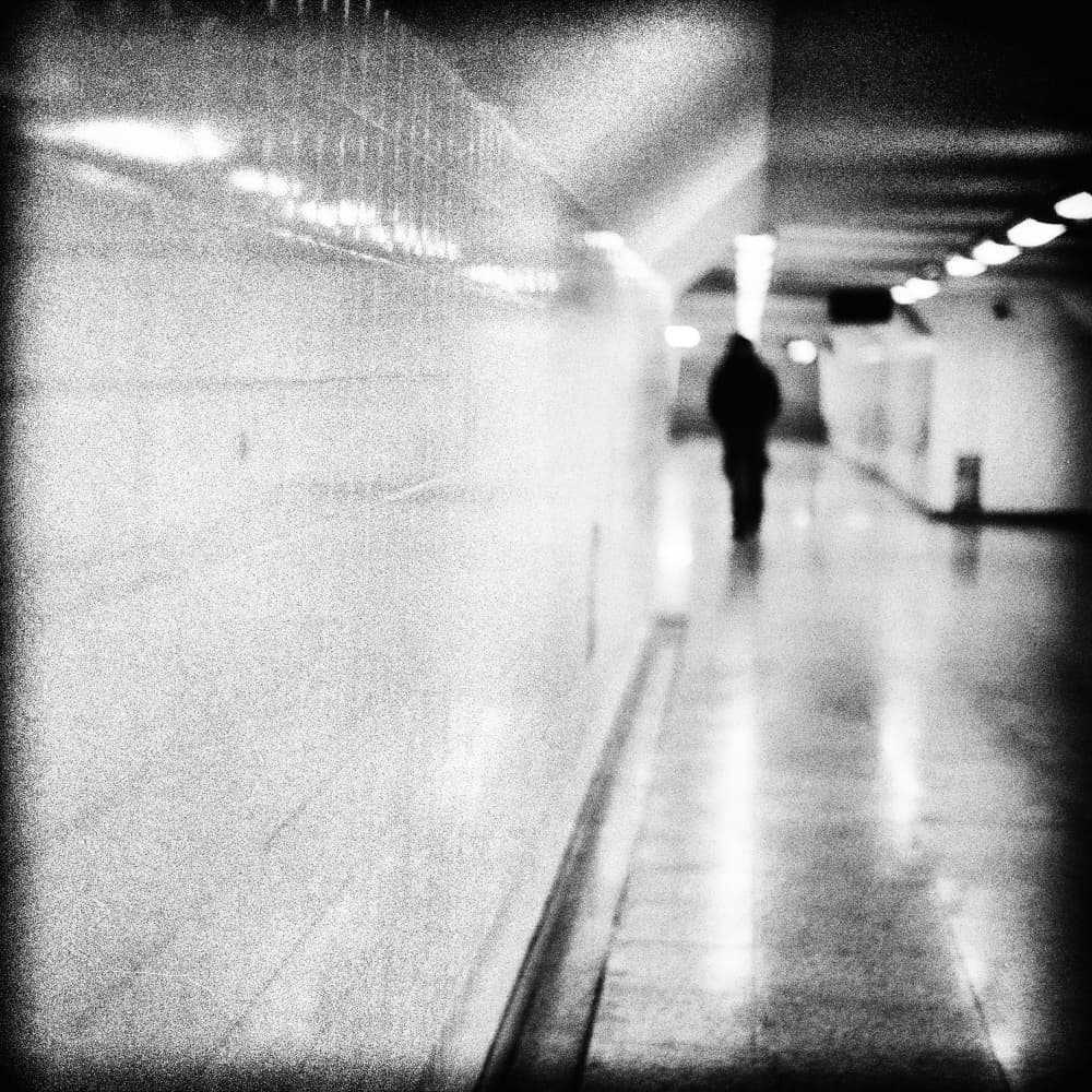 Solitary Tunnel Walk by Paulo Abrantes — canvas wall art