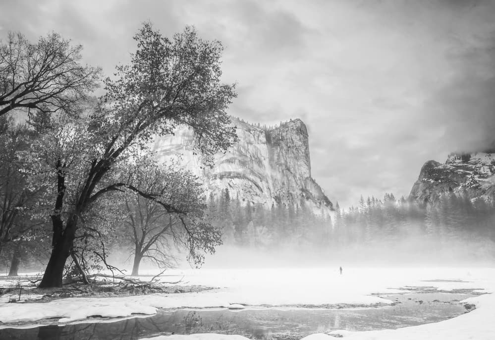 Dramatic Winter Valley by Jenny Qiu — canvas wall art
