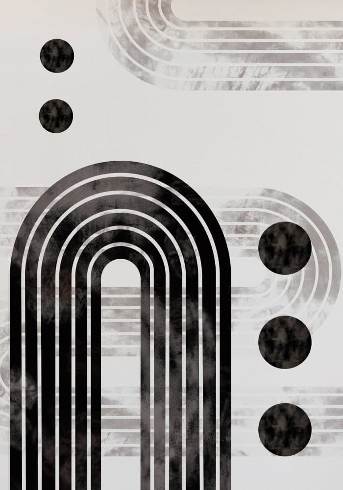 Abstract Arch Forms by Pictufy Studio II — canvas wall art