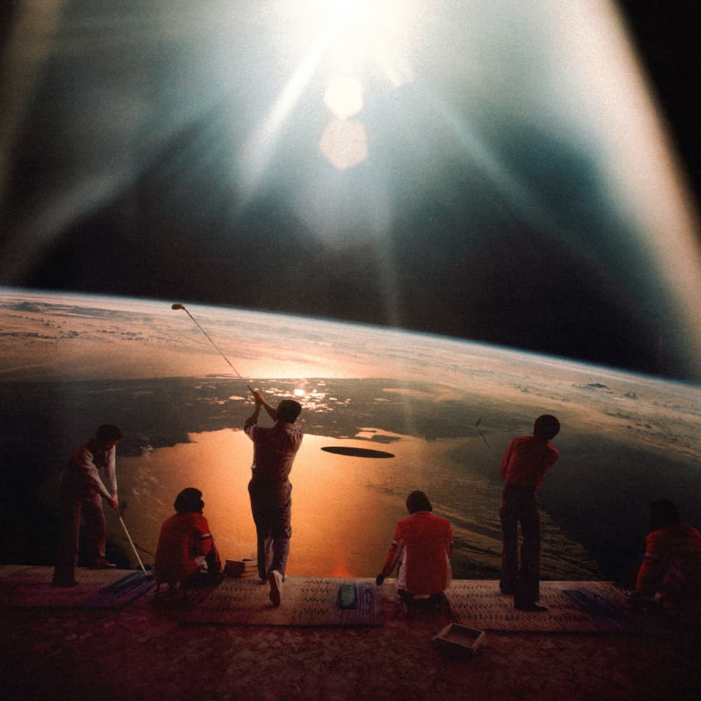 Golfing In Space by Taudalpoi — canvas wall art