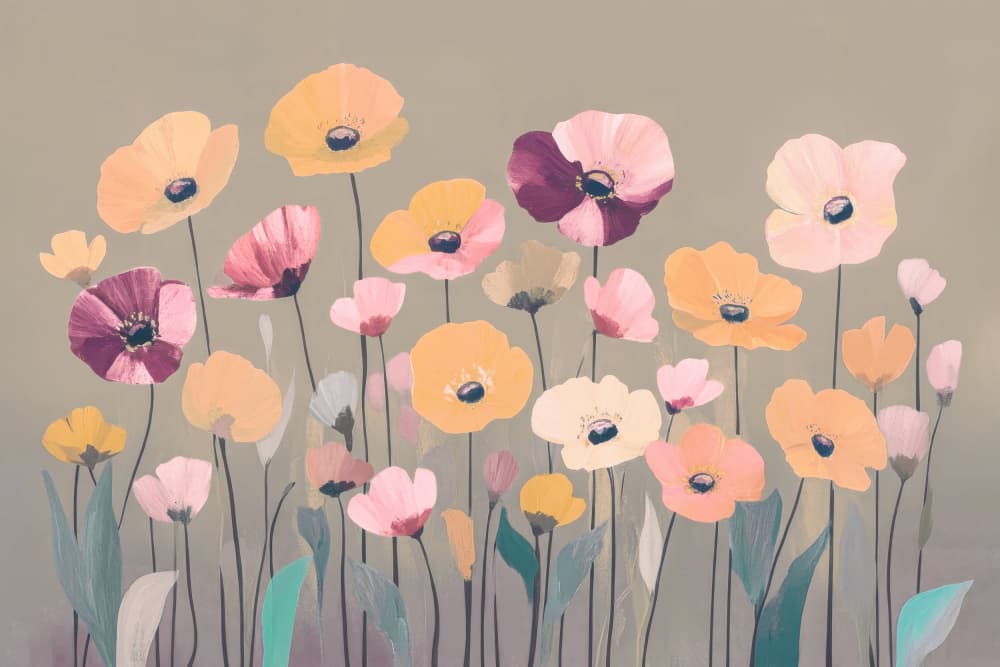 Blooms by Kathrin Pienaar — canvas wall art